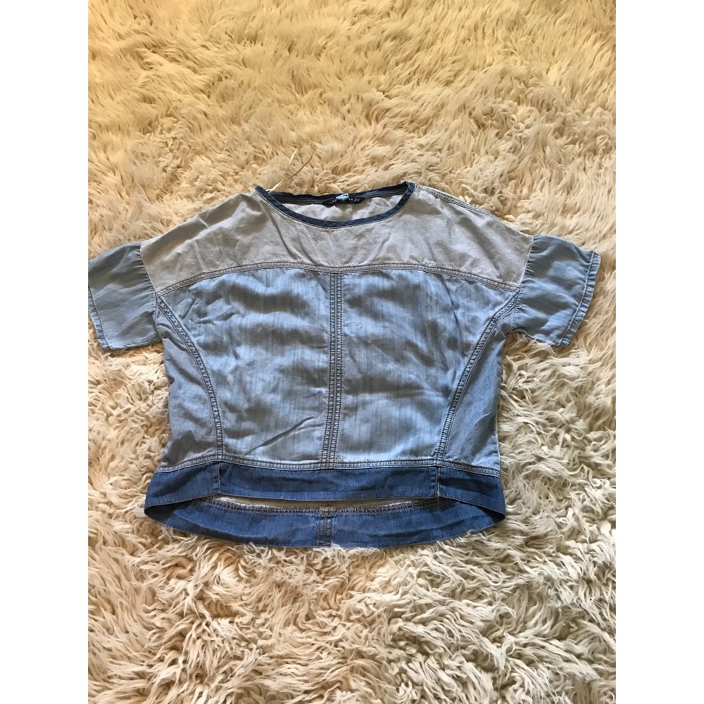 Zara denim top